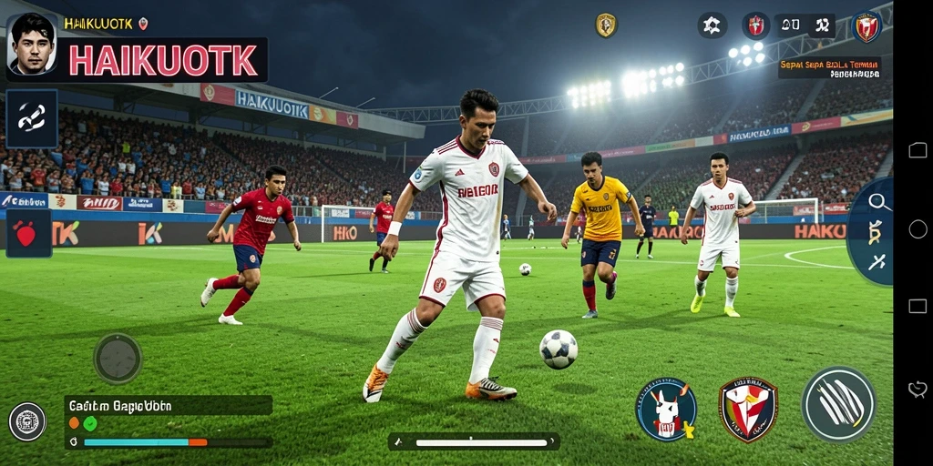 Tampilan gameplay HAIKUOTK yang intens dan mendebarkan.