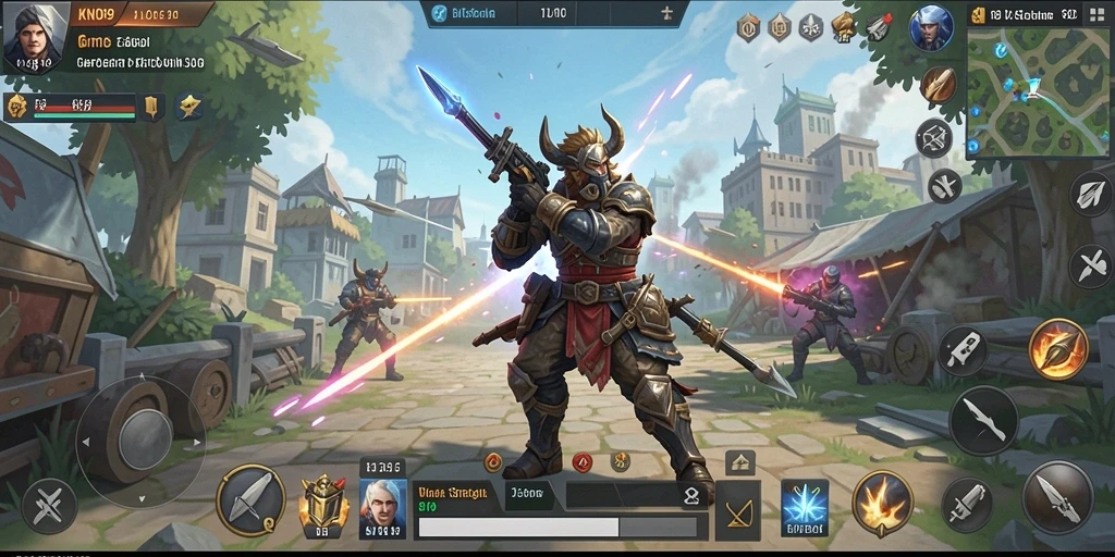 Screenshot utama KNO89 menampilkan aksi strategi yang mendebarkan.