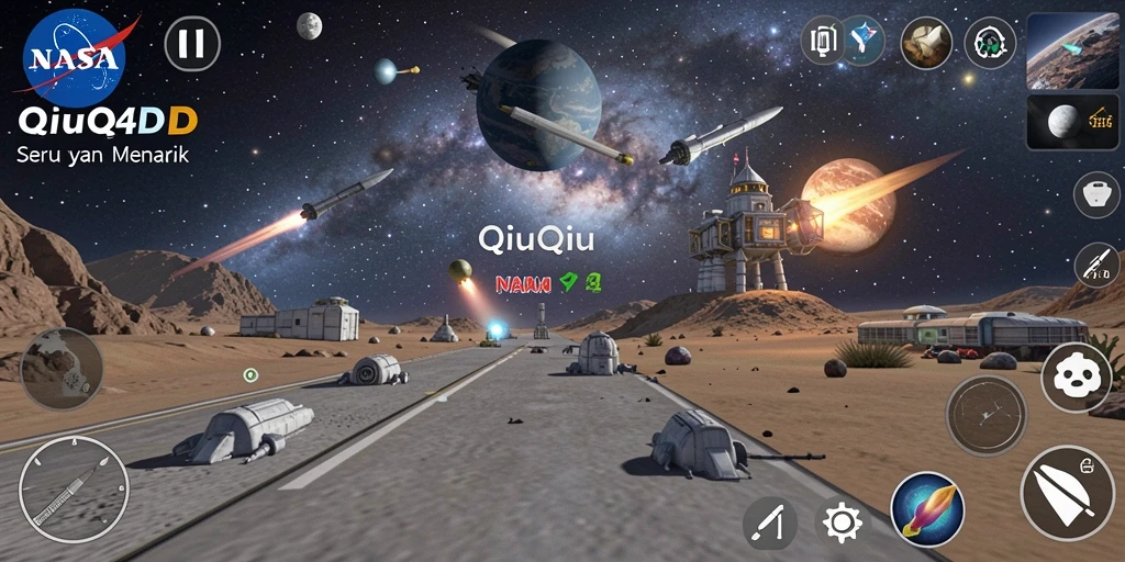 Tampilan gameplay QiuQiu yang menarik dan seru.