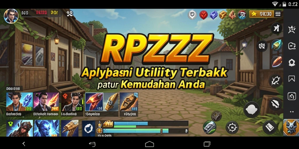 Tampilan screenshot RPZZZ yang menunjukkan antarmuka aplikasi Utility yang sederhana dan efisien.